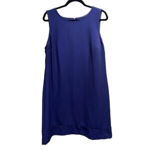 Maison Jules sleeveless blue dress.  SZ XL
